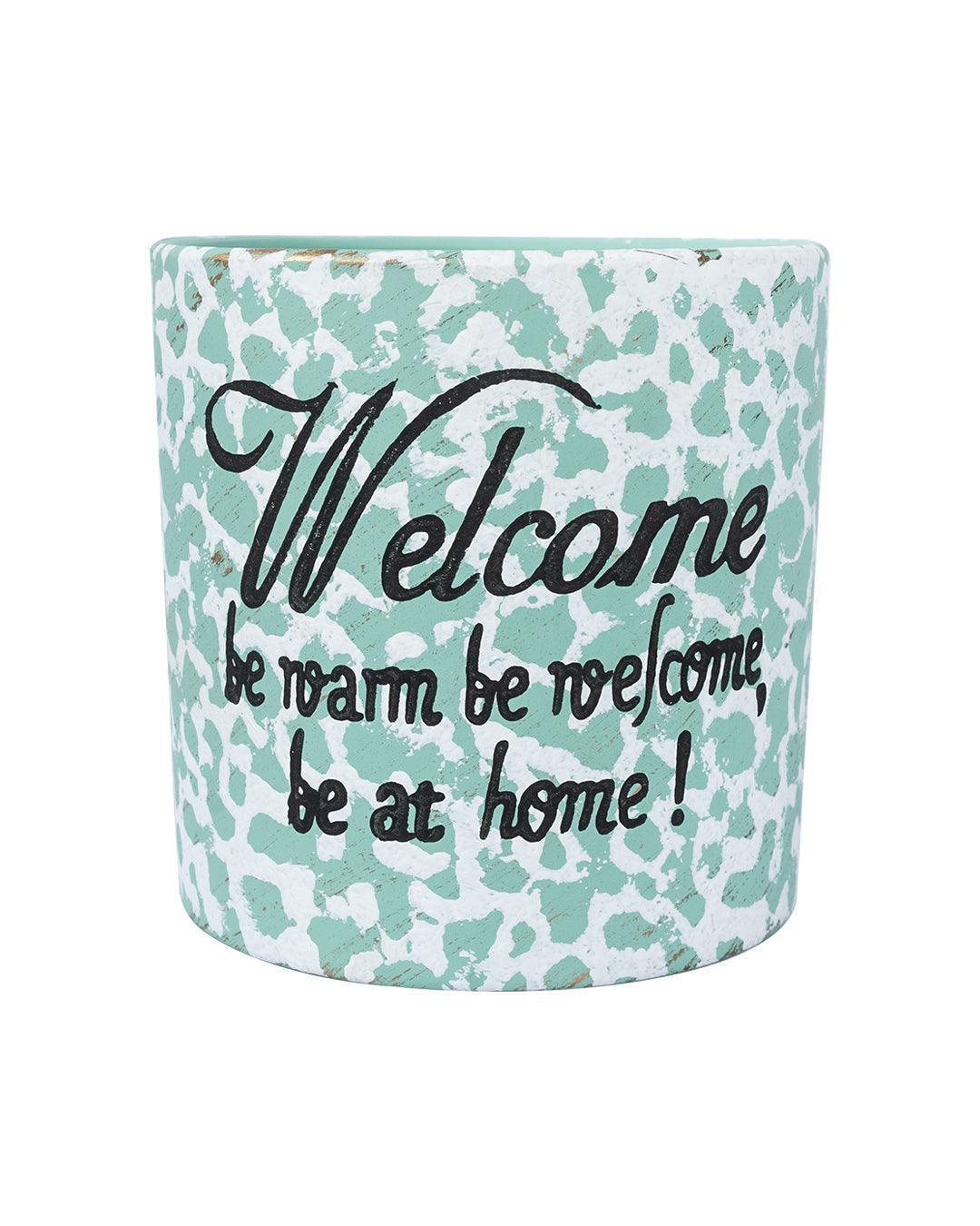 Ceramic, Table Planter, Quirky Quotes, Matt : Finish, Multicolor
