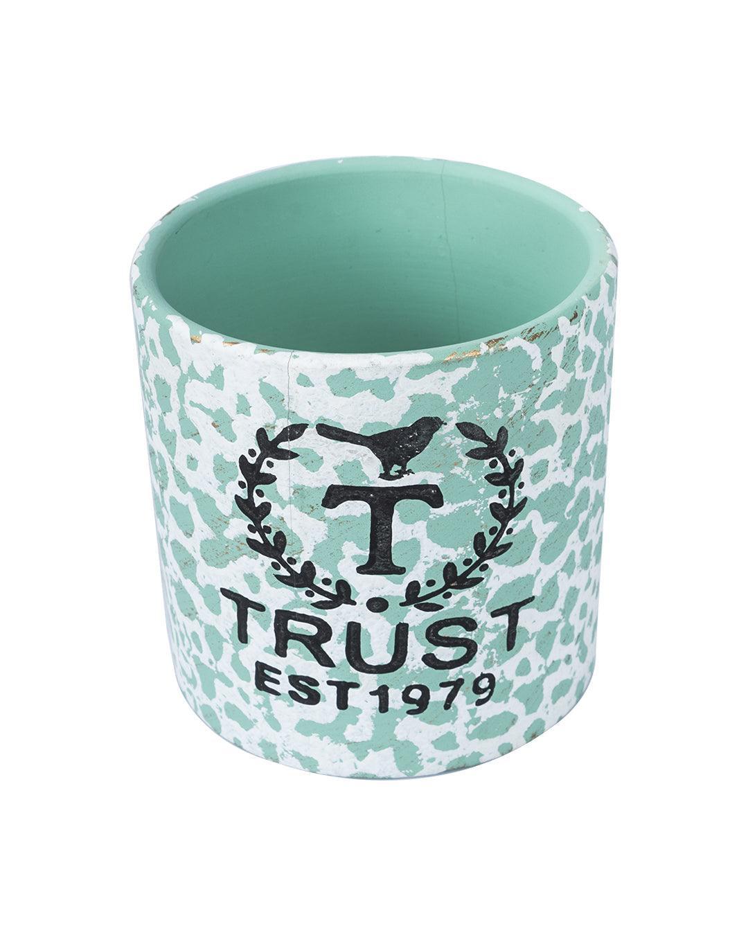 Ceramic, Table Planter, Quirky Quotes, Matt : Finish, Multicolor