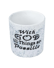 Ceramic, Table Planter, Quirky Quotes, Matt : Finish, Multicolor