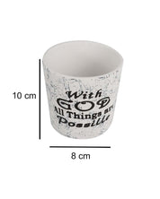 Ceramic, Table Planter, Quirky Quotes, Matt : Finish, Multicolor