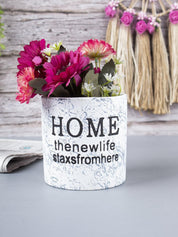 Ceramic, Table Planter, Quirky Quotes, Matt : Finish, Multicolor
