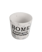 Ceramic, Table Planter, Quirky Quotes, Matt : Finish, Multicolor