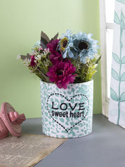 Ceramic, Table Planter, Quirky Quotes, Matt : Finish, Multicolor - MARKET 99