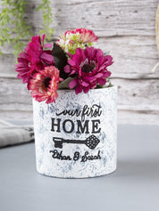 Ceramic, Table Planter, Quirky Quotes, Matt : Finish, Multicolor