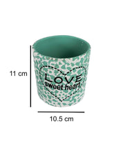 Ceramic, Table Planter, Quirky Quotes, Matt : Finish, Multicolor