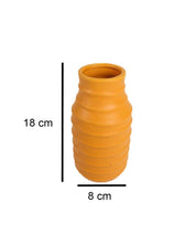 Ceramic, Vase, Engraved, Glossy : Finish, Multicolor