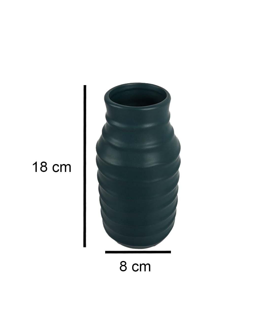 Ceramic, Vase, Engraved, Glossy : Finish, Multicolor