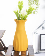 Ceramic, Vase, Floral Mouth, Matt : Finish, Multicolor