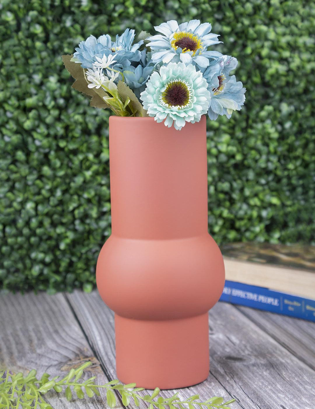 Ceramic, Vase, Solid, Matt : Finish, Multicolor