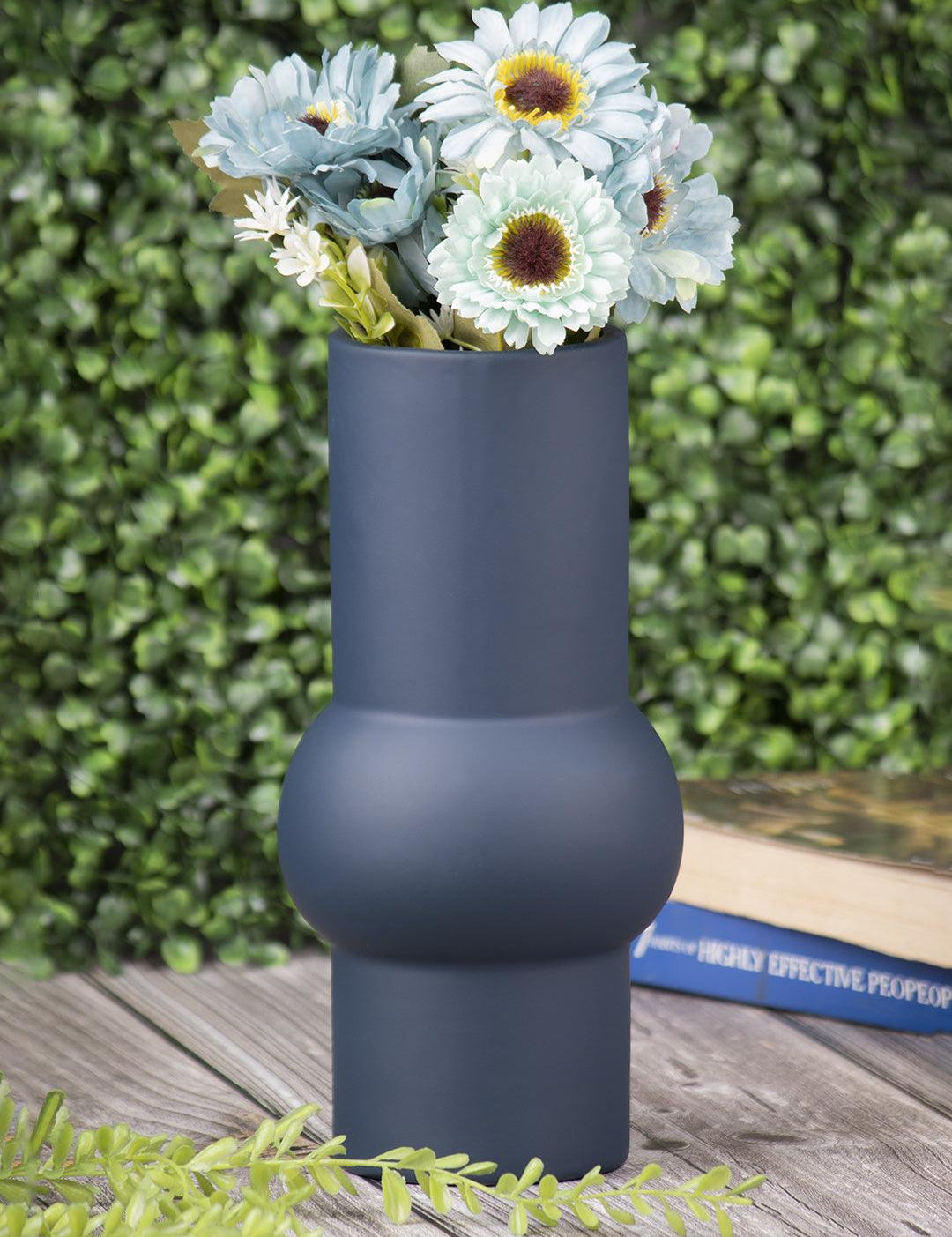 Ceramic, Vase, Solid, Matt : Finish, Multicolor