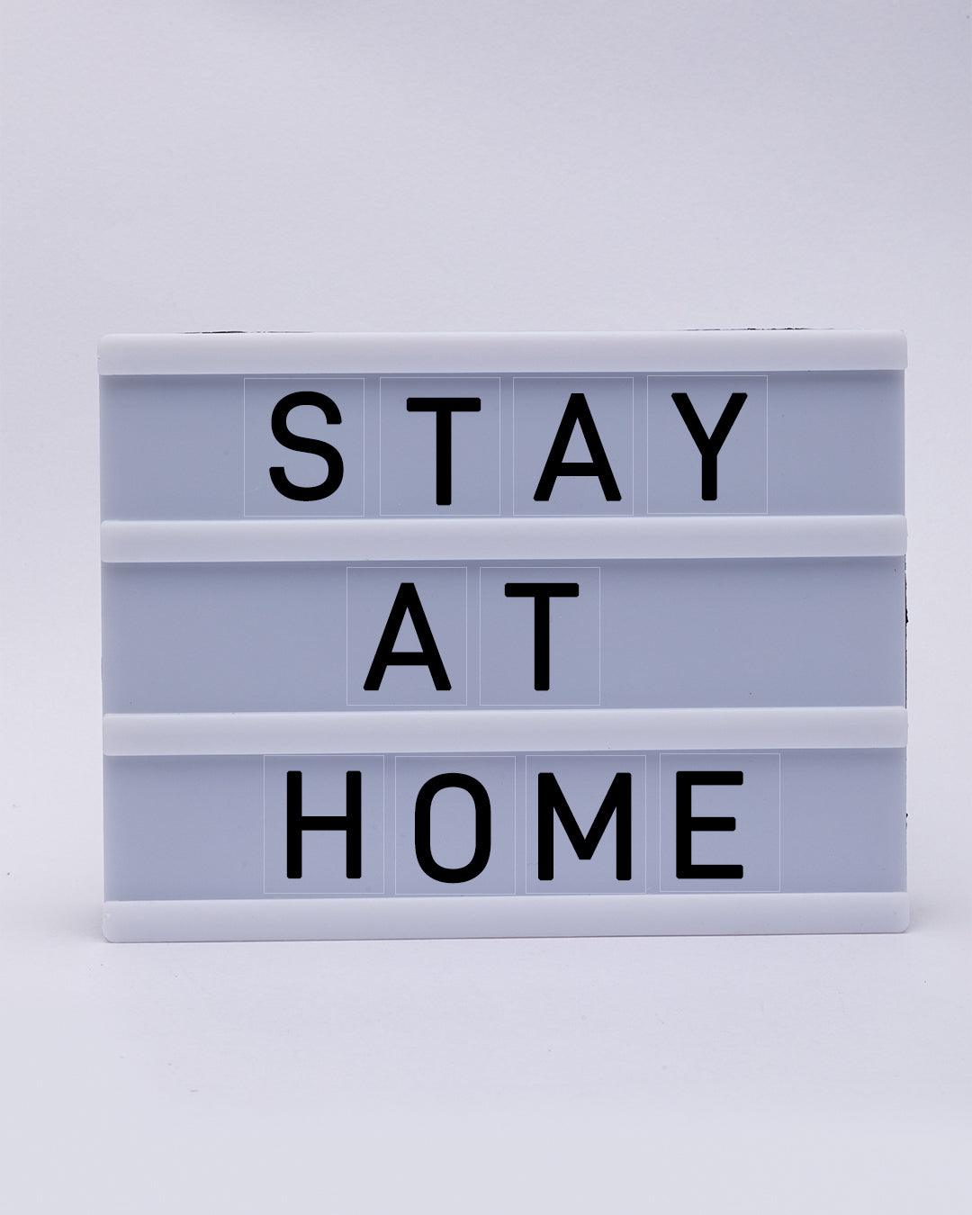 Cinema light box with Interchangeable letters - Single Row