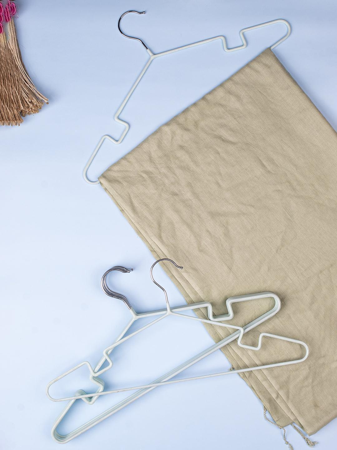 Cloth Hangers, Light Grey, Iron, Set of 6 - MARKET 99