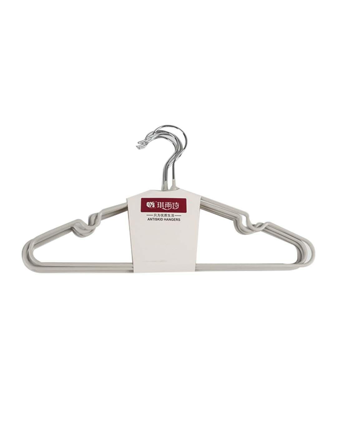 Cloth Hangers, Light Grey, Iron, Set of 6 - MARKET 99