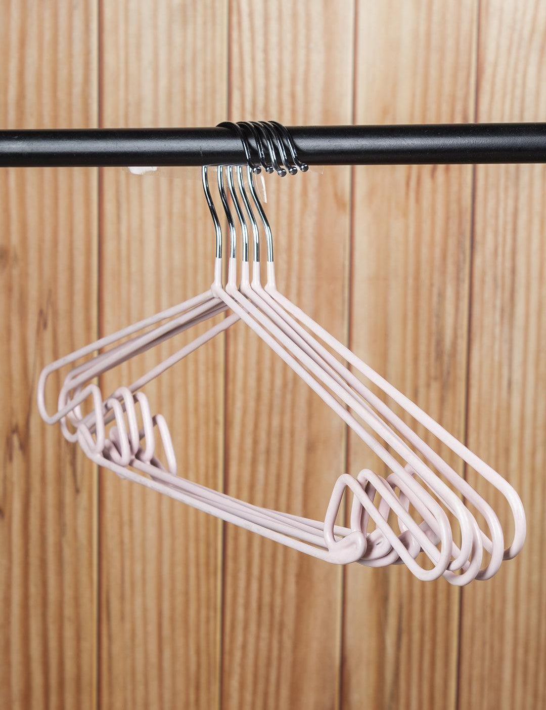 Cloth Hangers, Peach, Iron, Set of 5 - MARKET 99