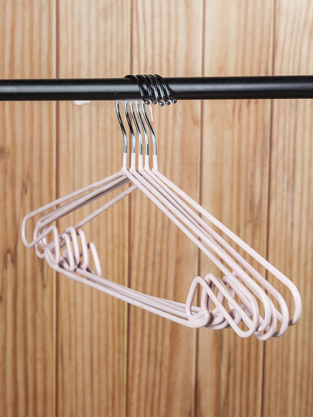 Cloth Hangers, Peach, Iron, Set of 5 - MARKET 99