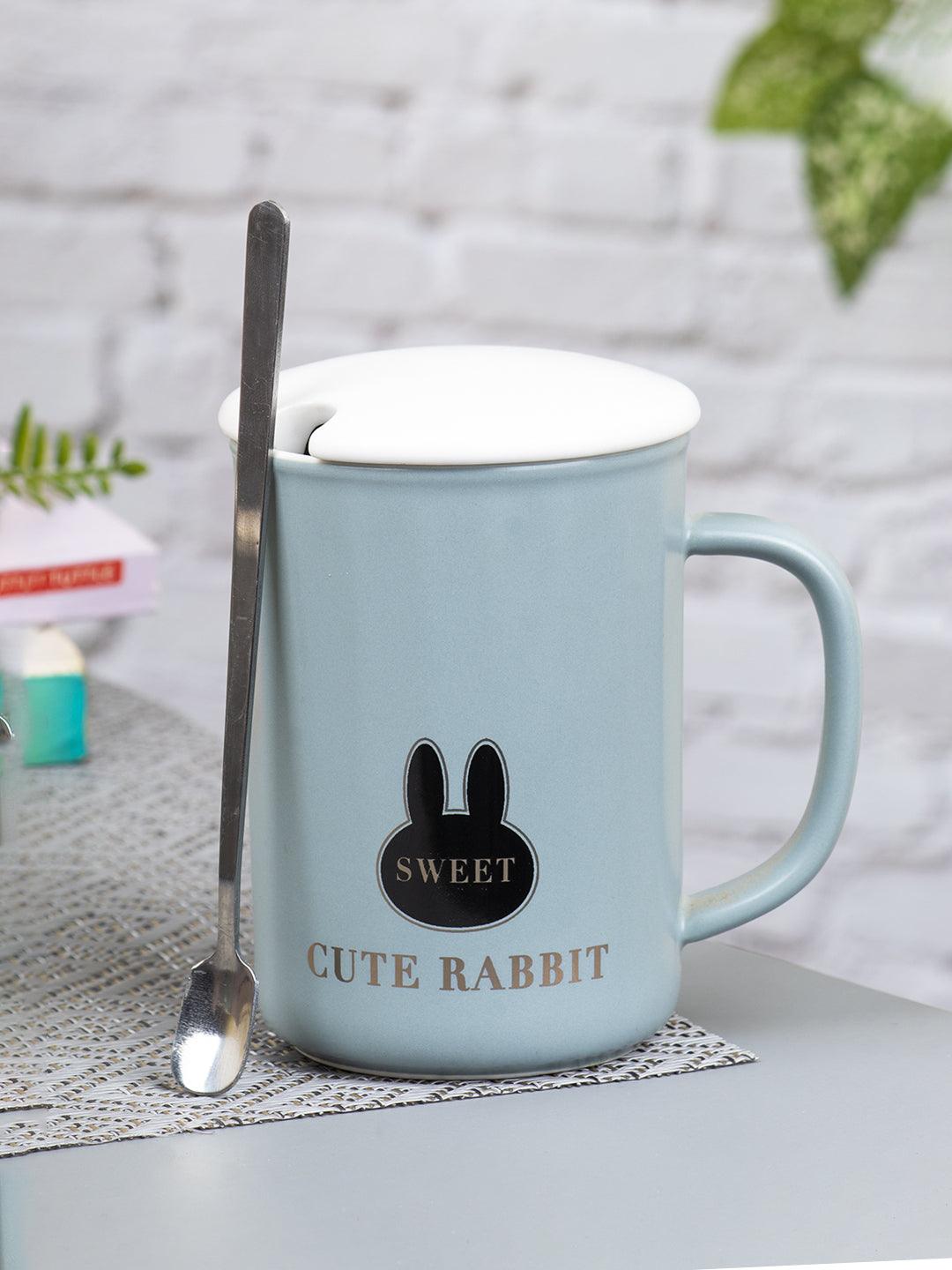 Coffee Mug Lid & Spoon, Tea Cup, Ceramic Coffee Mug, Coffee Mug Price