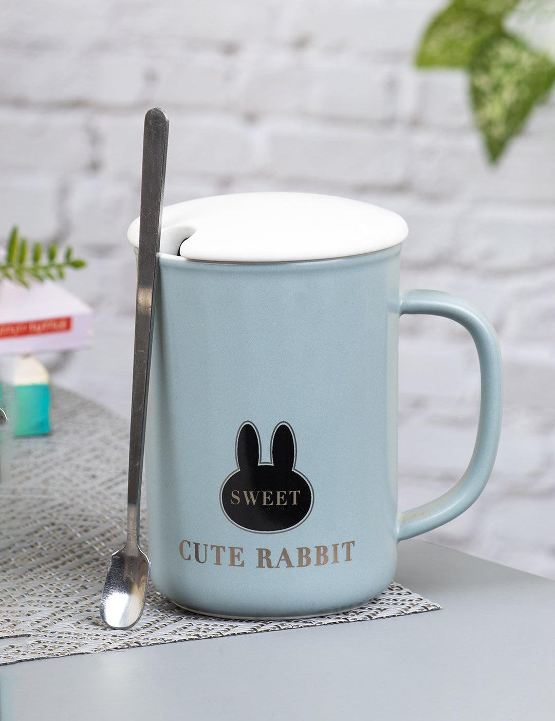 Coffee Mug (380mL, Cute Rabbit) - MARKET 99