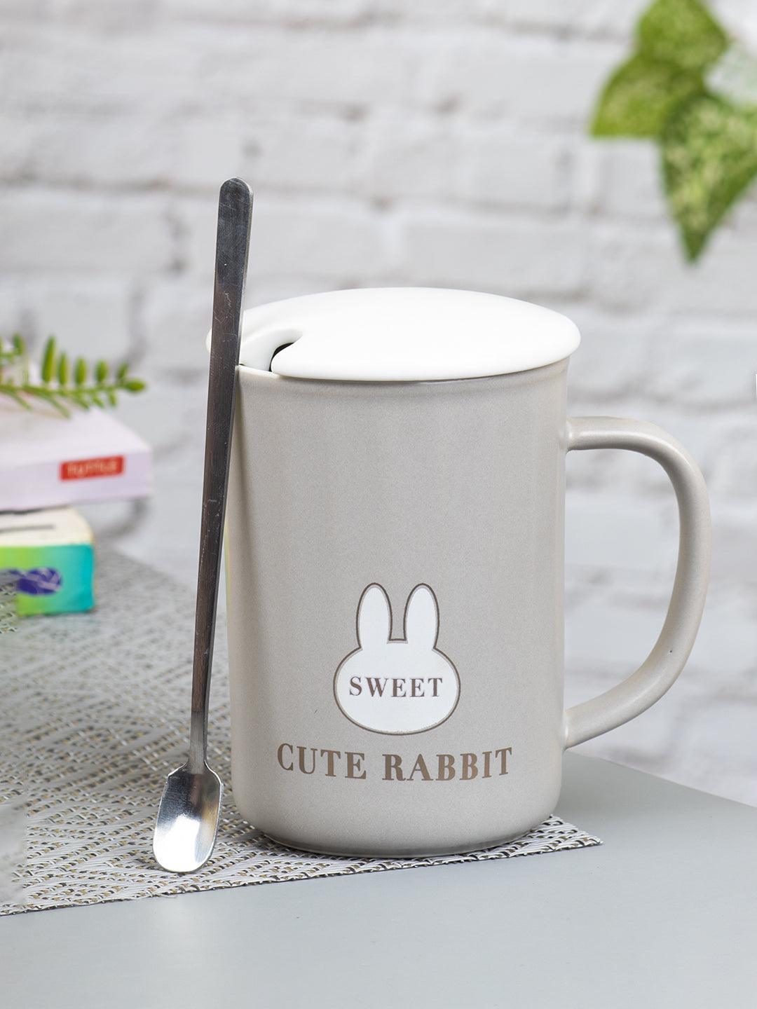 Coffee Mug (380mL, Cute Rabbit) - MARKET 99