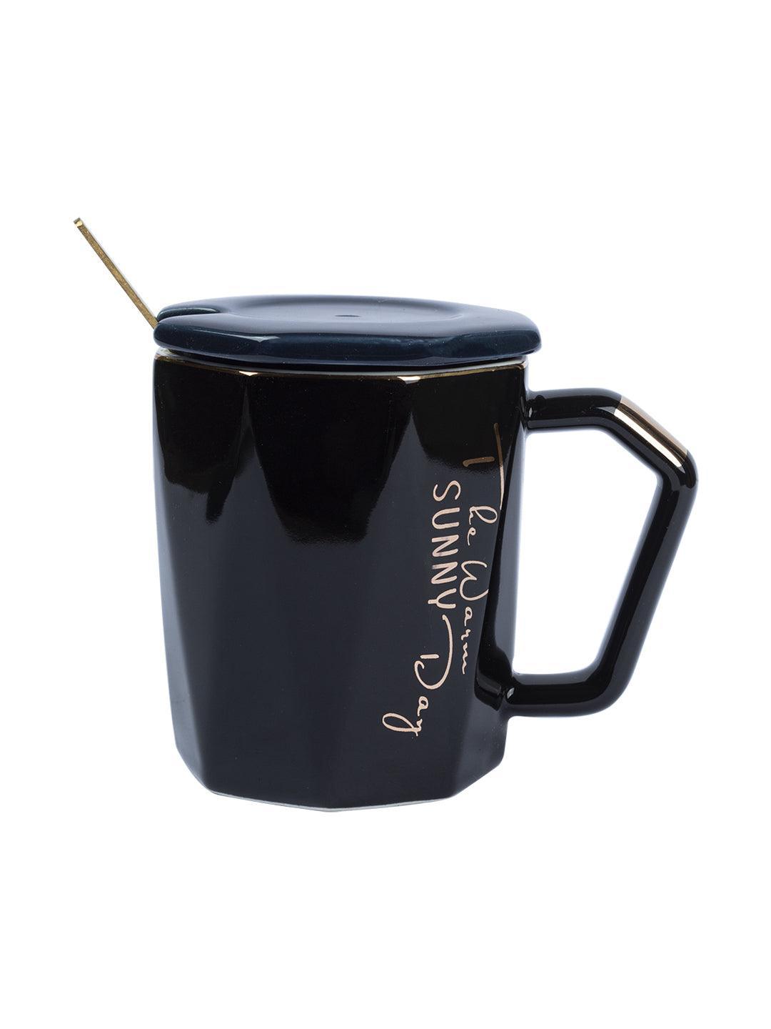 Coffee Mug With Lid (320 Ml) - MARKET 99