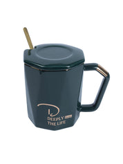 Coffee Mug With Lid (320 Ml) - MARKET 99