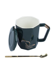 Coffee Mug With Lid (320 Ml) - MARKET 99