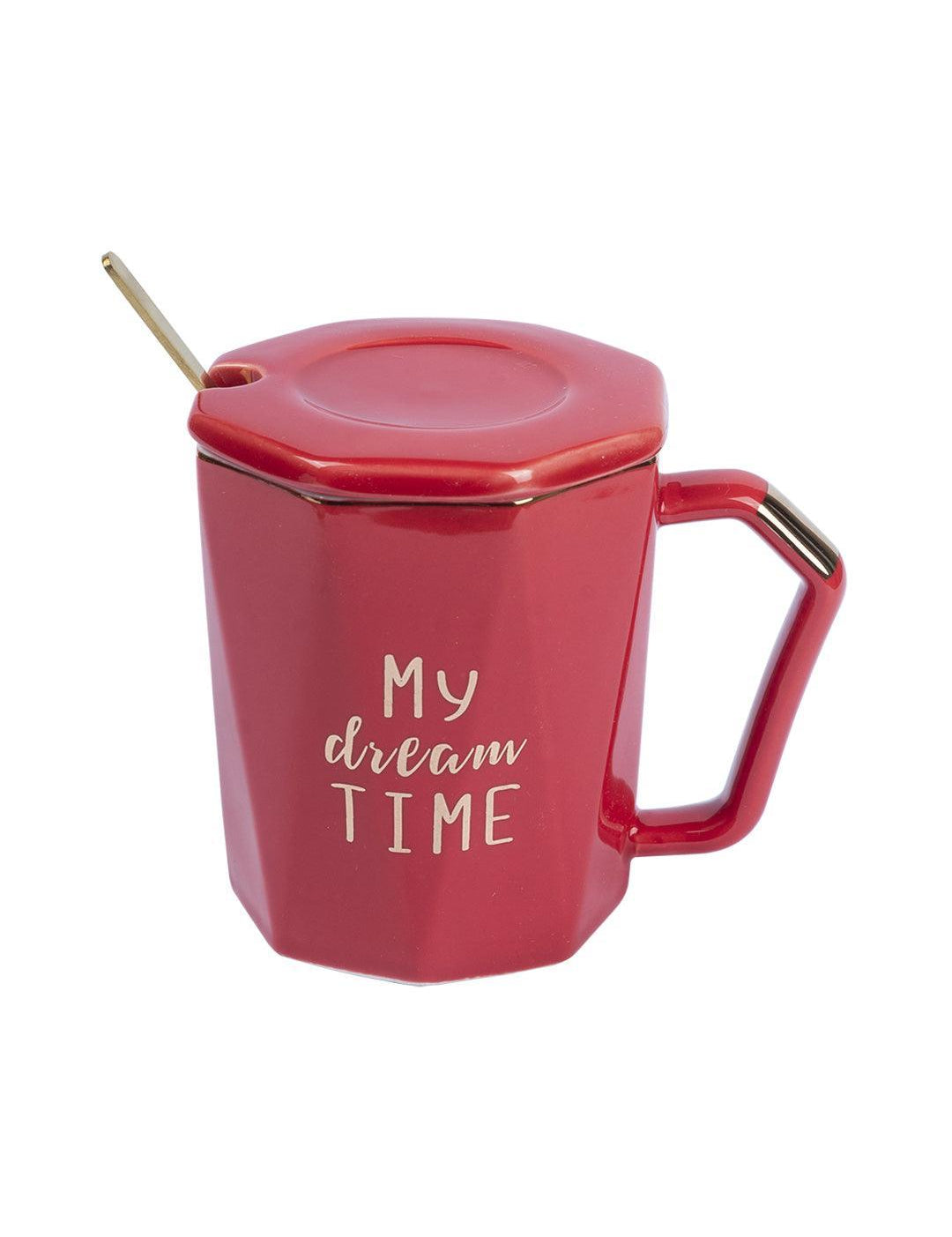 Coffee Mug With Lid (320 Ml) - MARKET 99