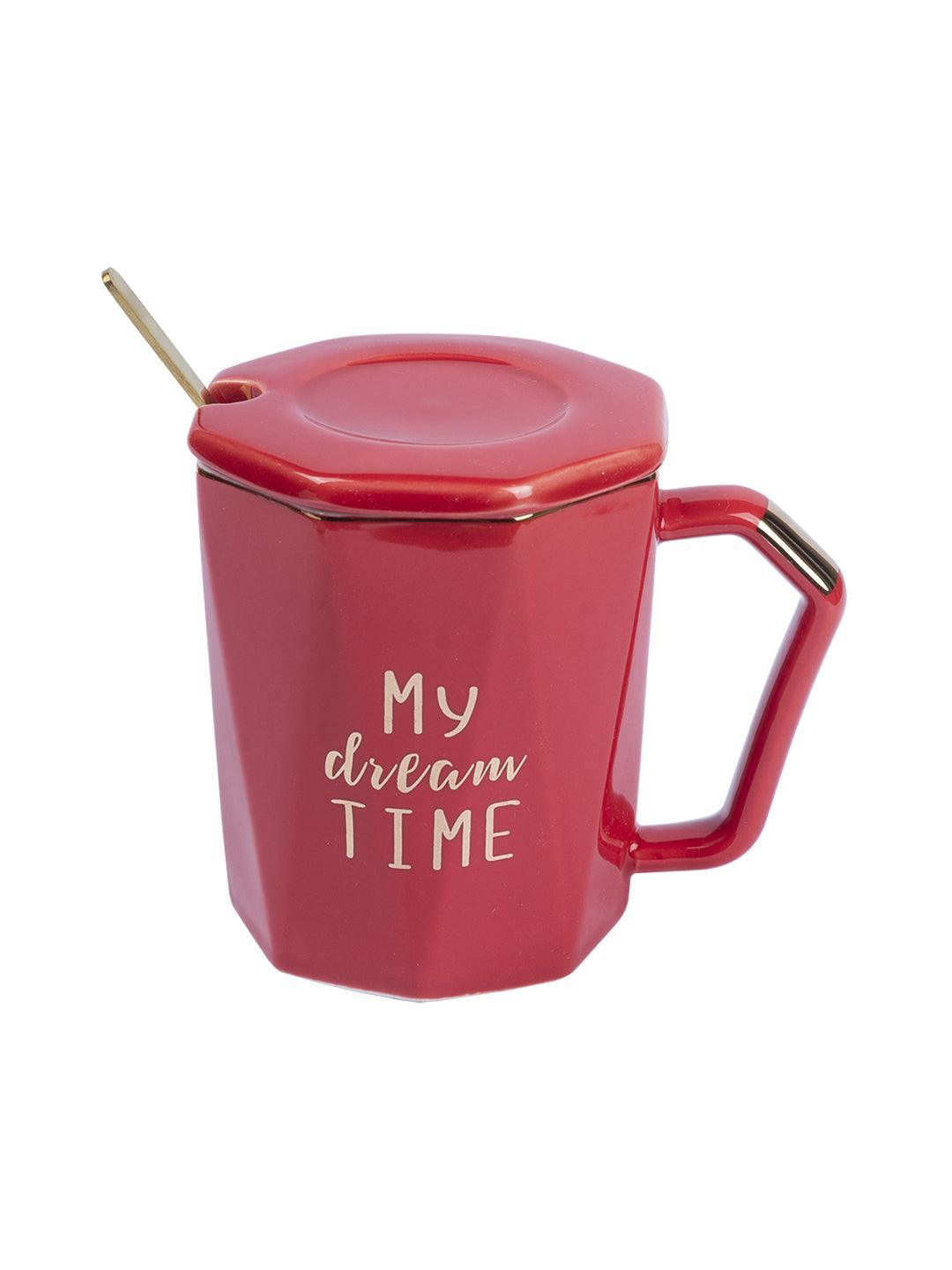Coffee Mug With Lid (320 Ml) - MARKET 99