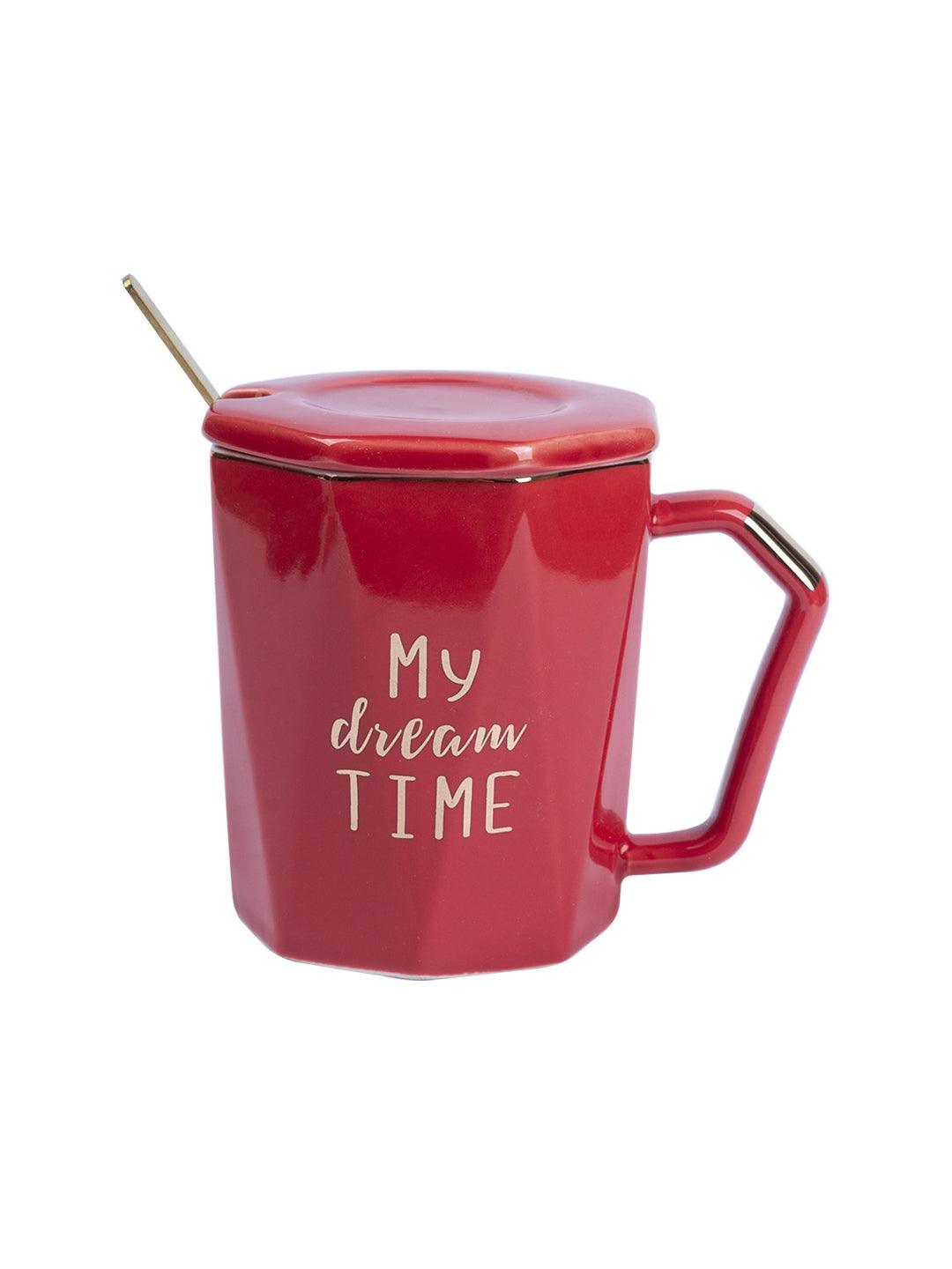 Coffee Mug With Lid (320 Ml) - MARKET 99