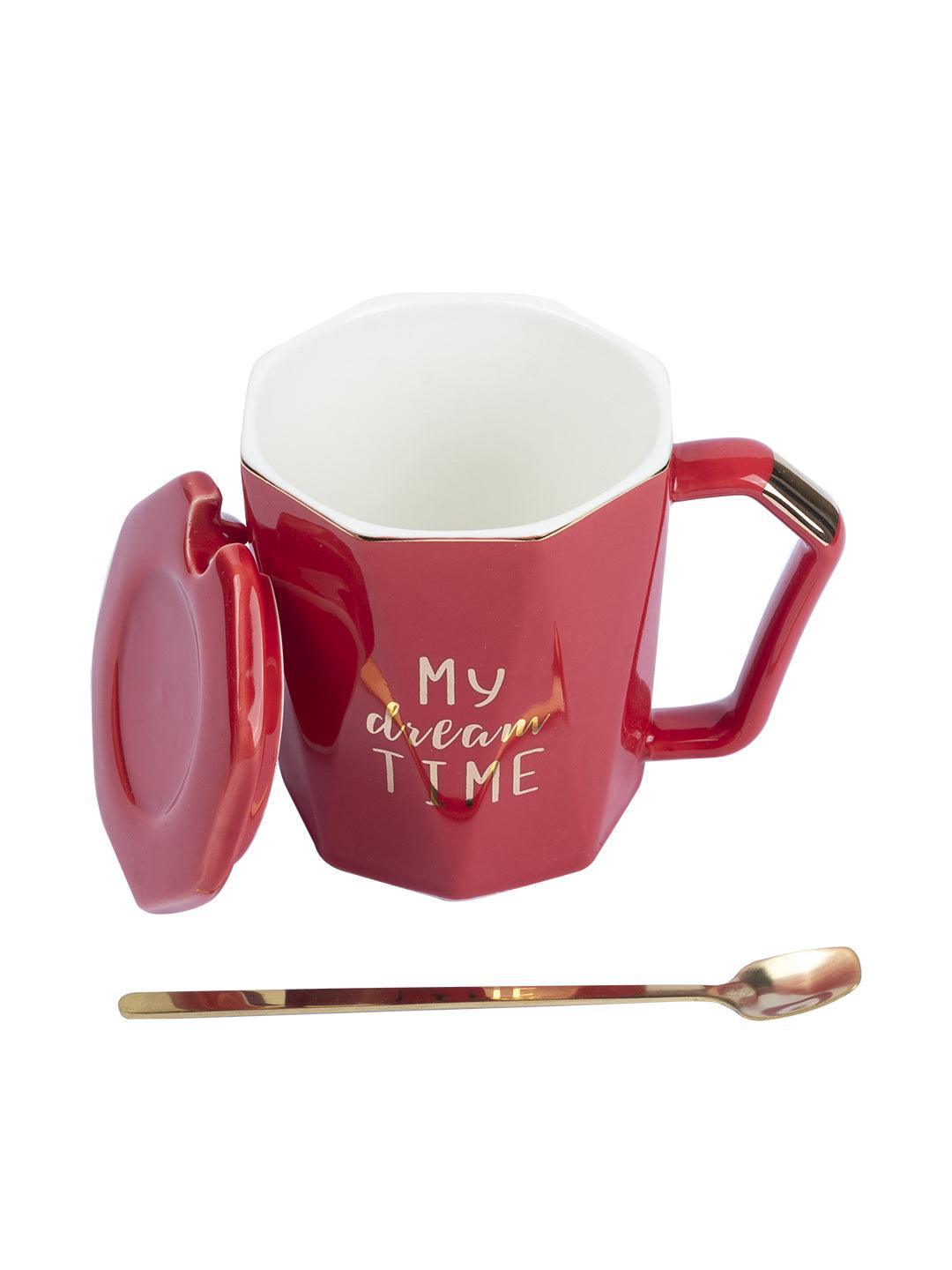 Coffee Mug With Lid (320 Ml) - MARKET 99