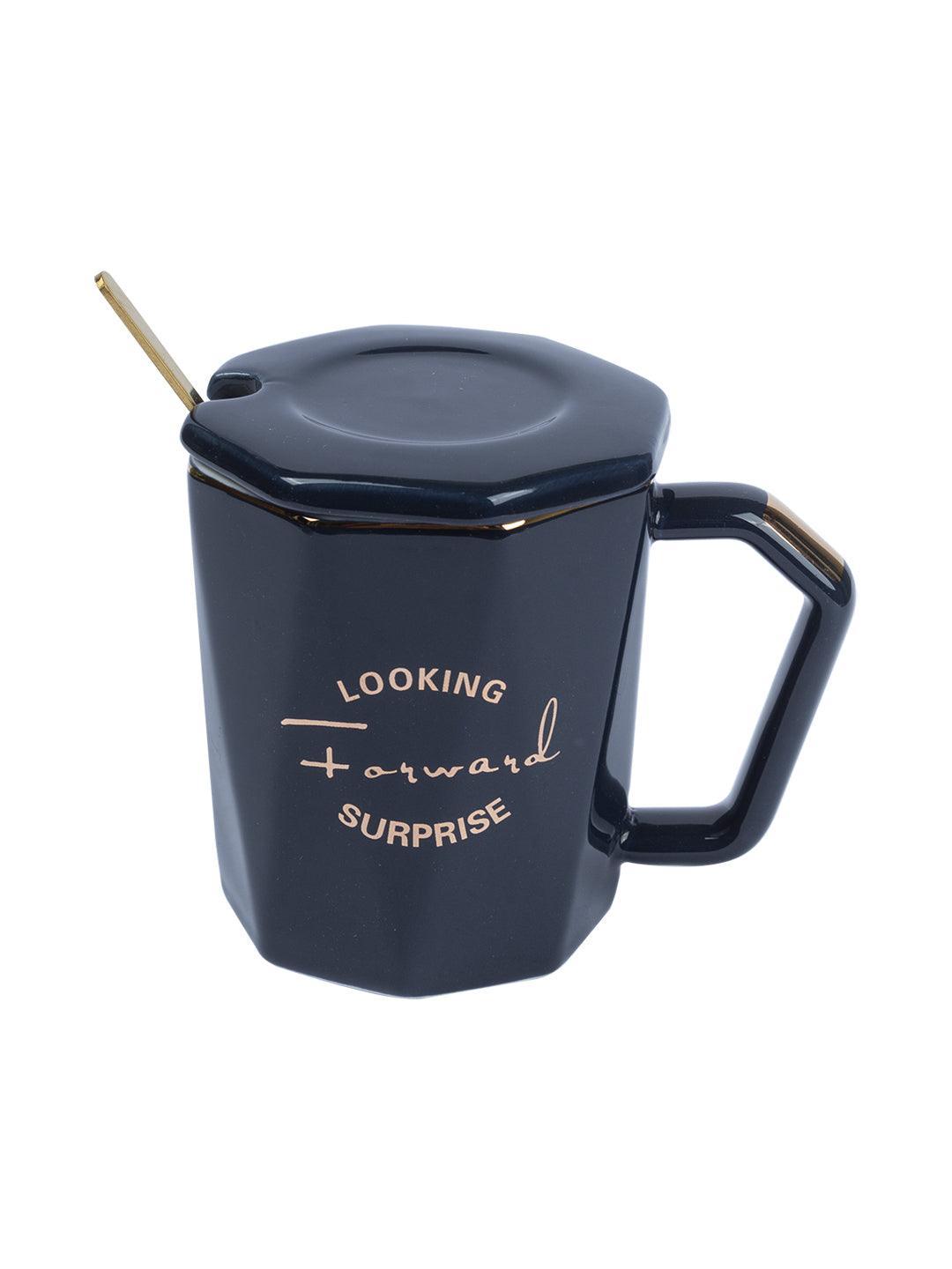 Coffee Mug With Lid (320 Ml) - MARKET 99