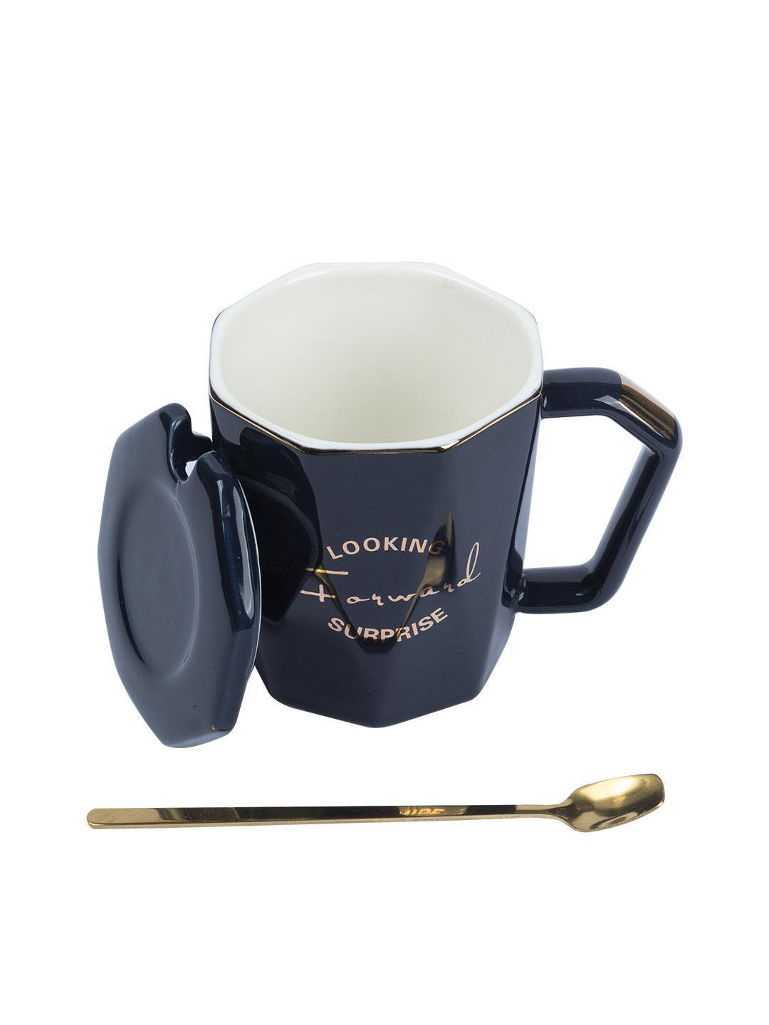 Coffee Mug With Lid (320 Ml) - MARKET 99