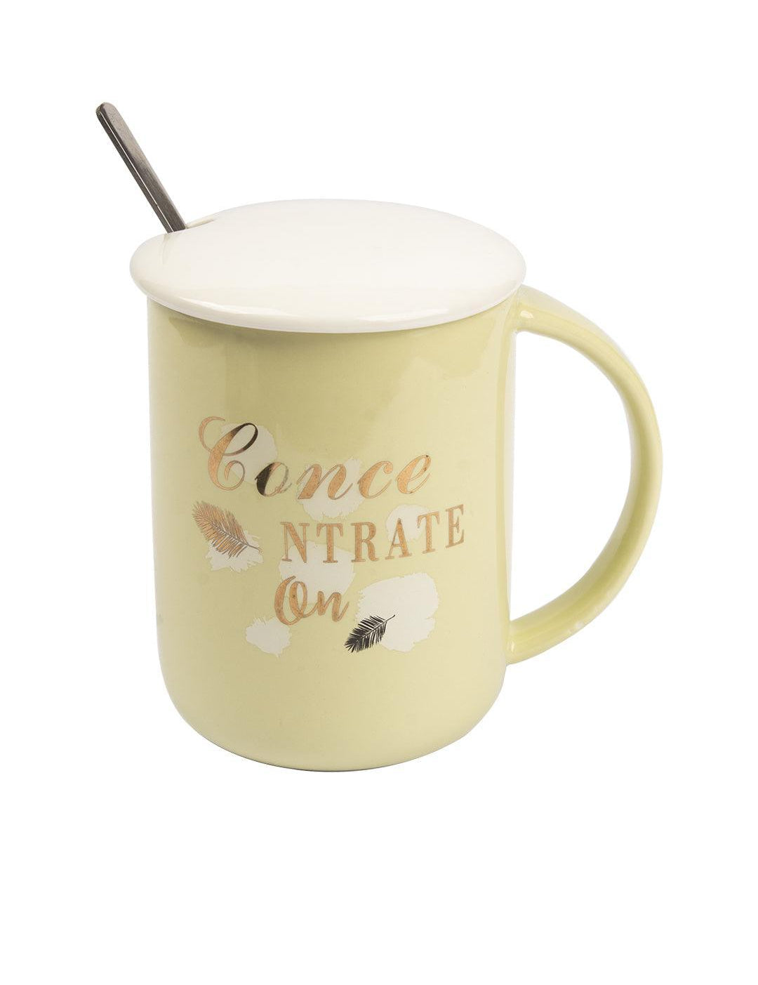 Coffee Mug With Lid (400 Ml) - MARKET 99