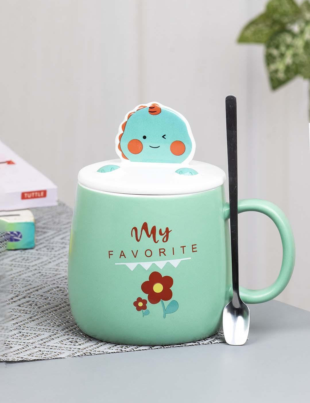 Coffee Mug With Lid (420 Ml) - MARKET 99