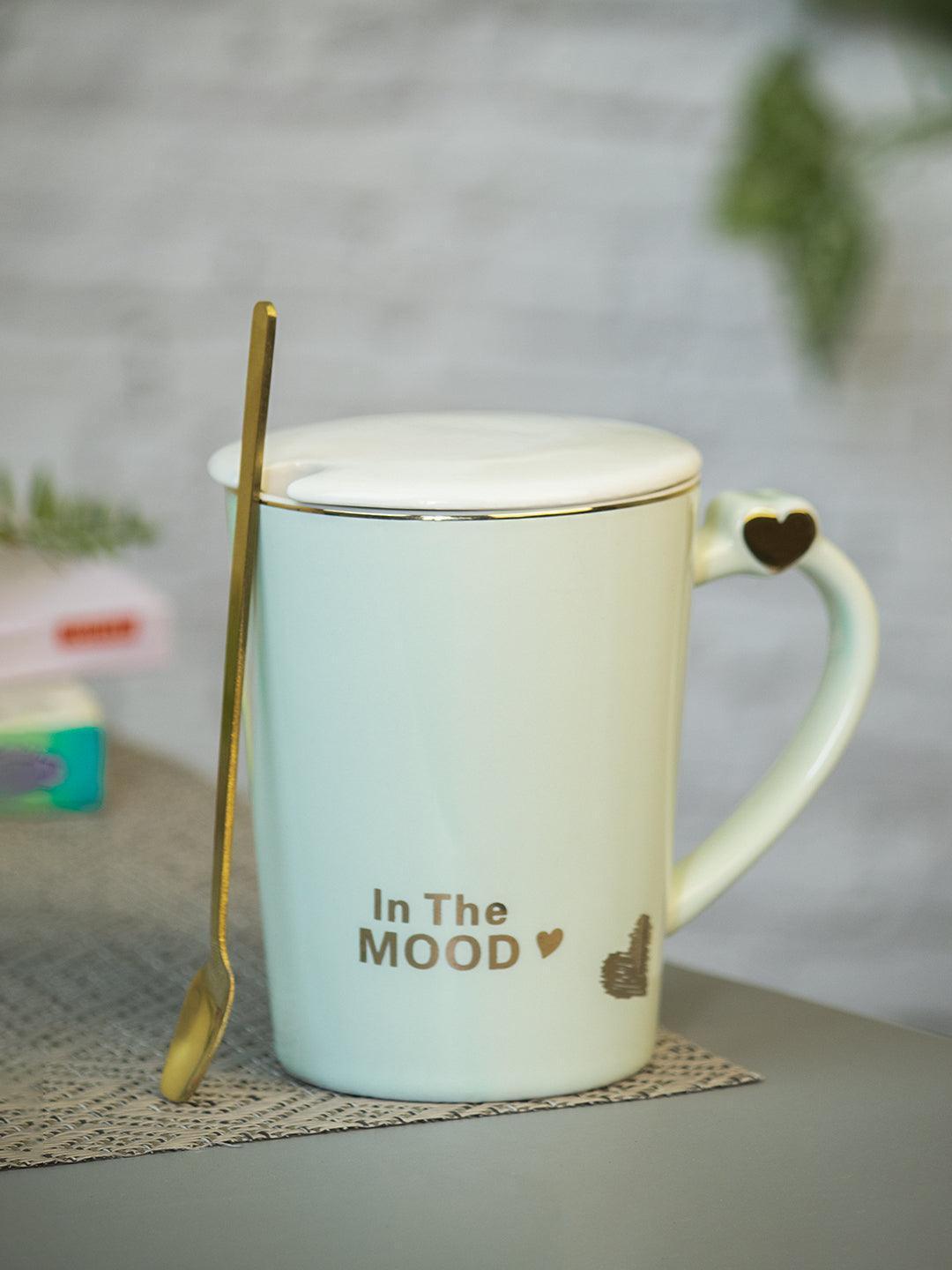 Coffee Mugs With Print 'In The MOOD' - 380mL - MARKET 99