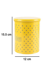 Cookie & Namkeen Jar Set Of 2 ( Yellow, Each 1700 Ml ) - MARKET 99