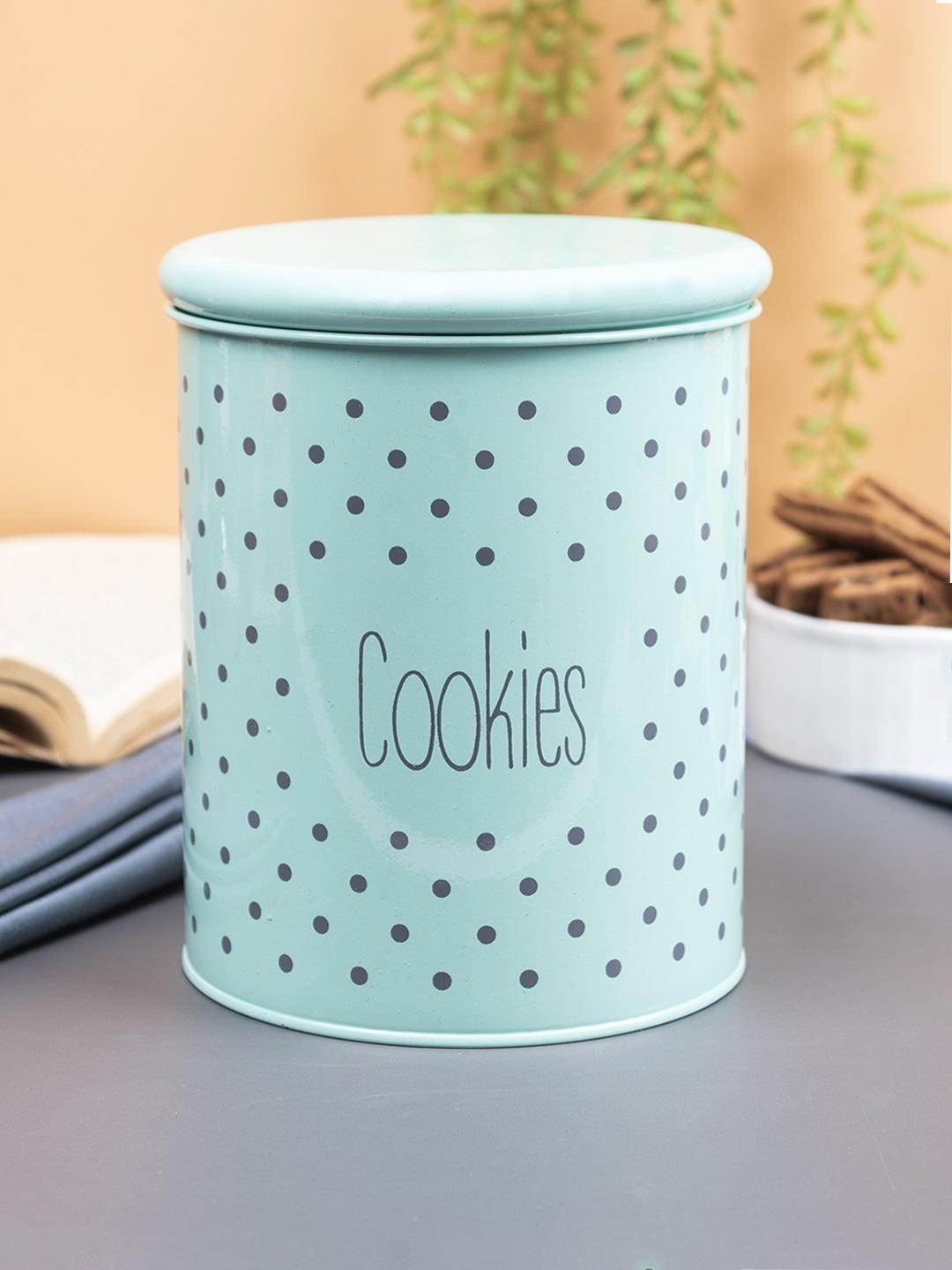 Green Cookies Jar With Lid (1700mL)