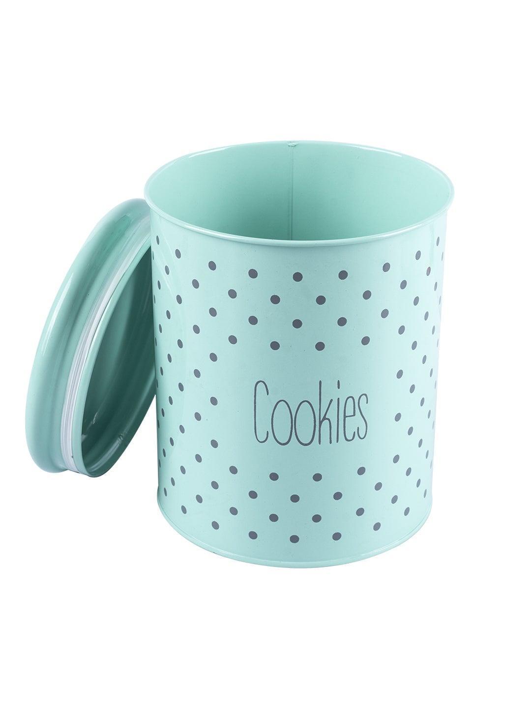 Green Cookies Jar With Lid (1700mL)