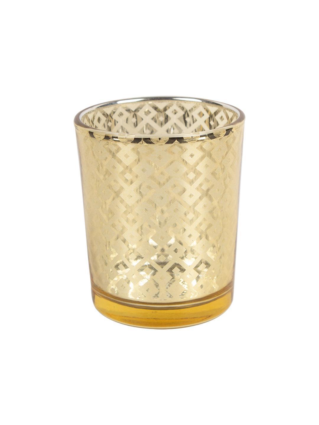 Diwali Home Decoration Tealight Candle Votive Holders Pack Of 3 Pcs - MARKET 99