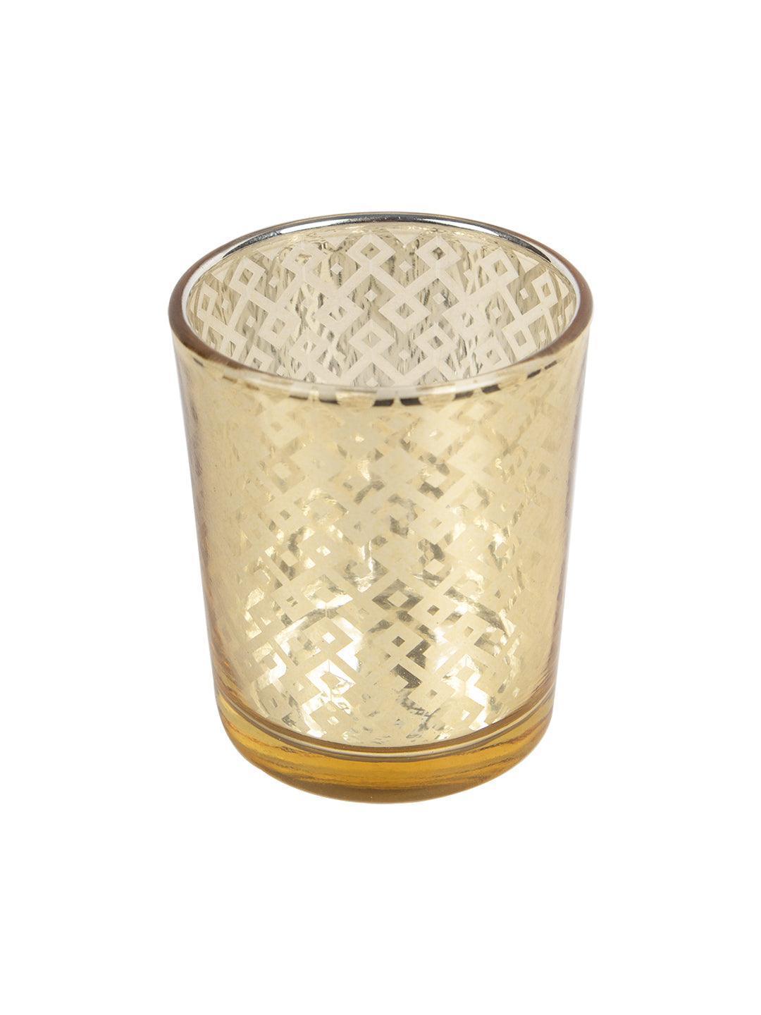 Diwali Home Decoration Tealight Candle Votive Holders Pack Of 3 Pcs - MARKET 99