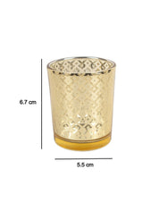 Diwali Home Decoration Tealight Candle Votive Holders Pack Of 3 Pcs - MARKET 99