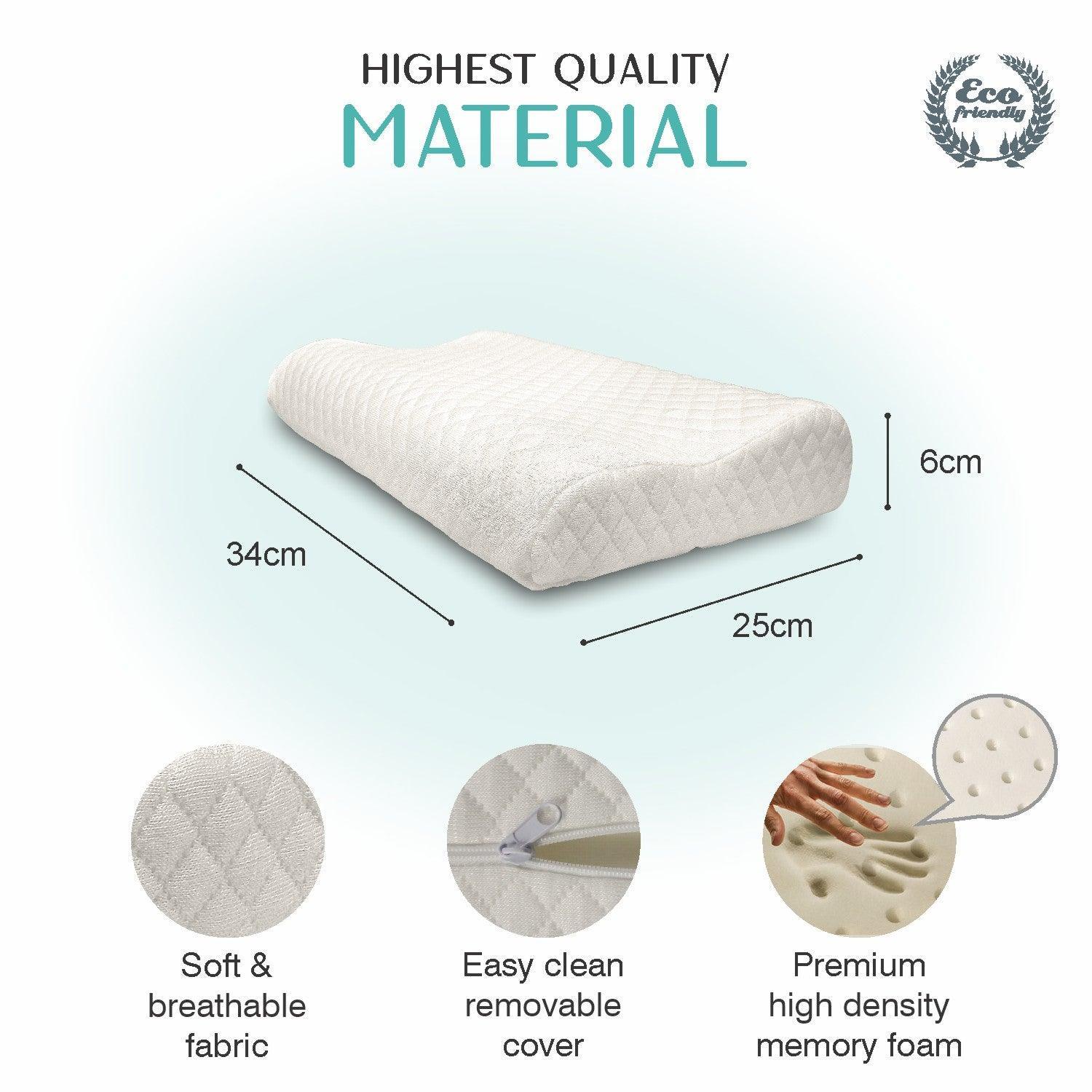 Donati Memory Foam Kids Pillow - Removable & Washable Pillow - MARKET 99