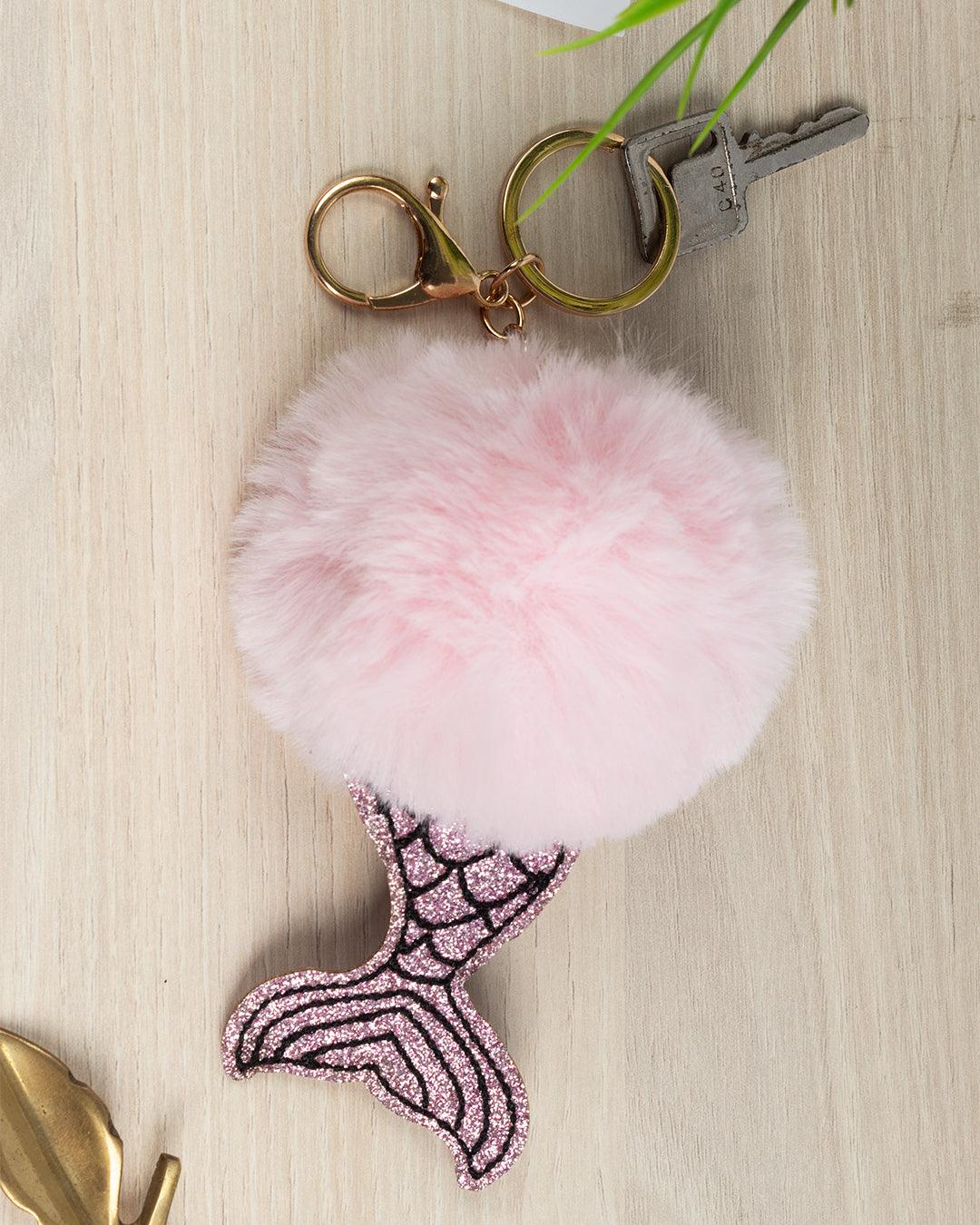 Light pink store keychain