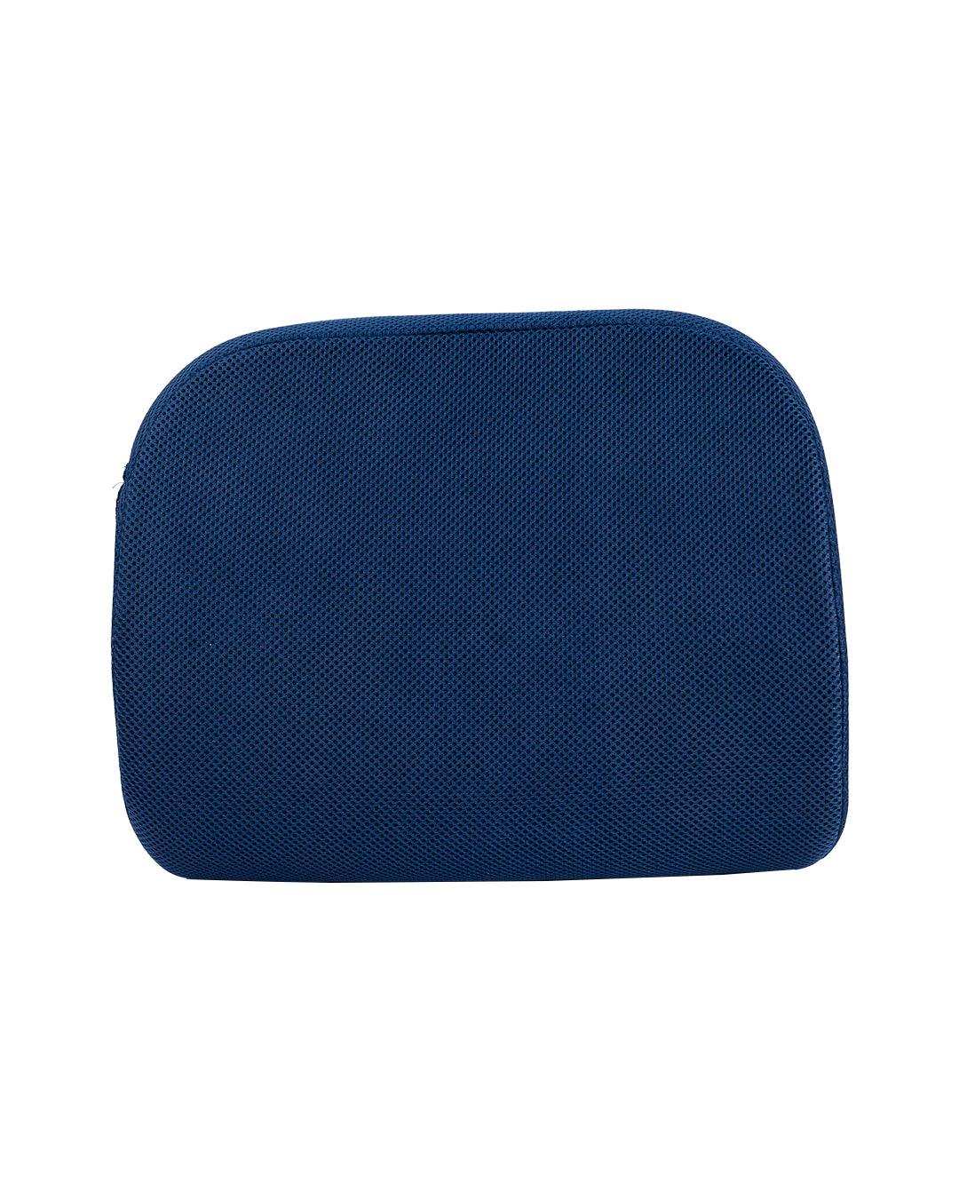 Memory Foam Lumbar Cushion Navy