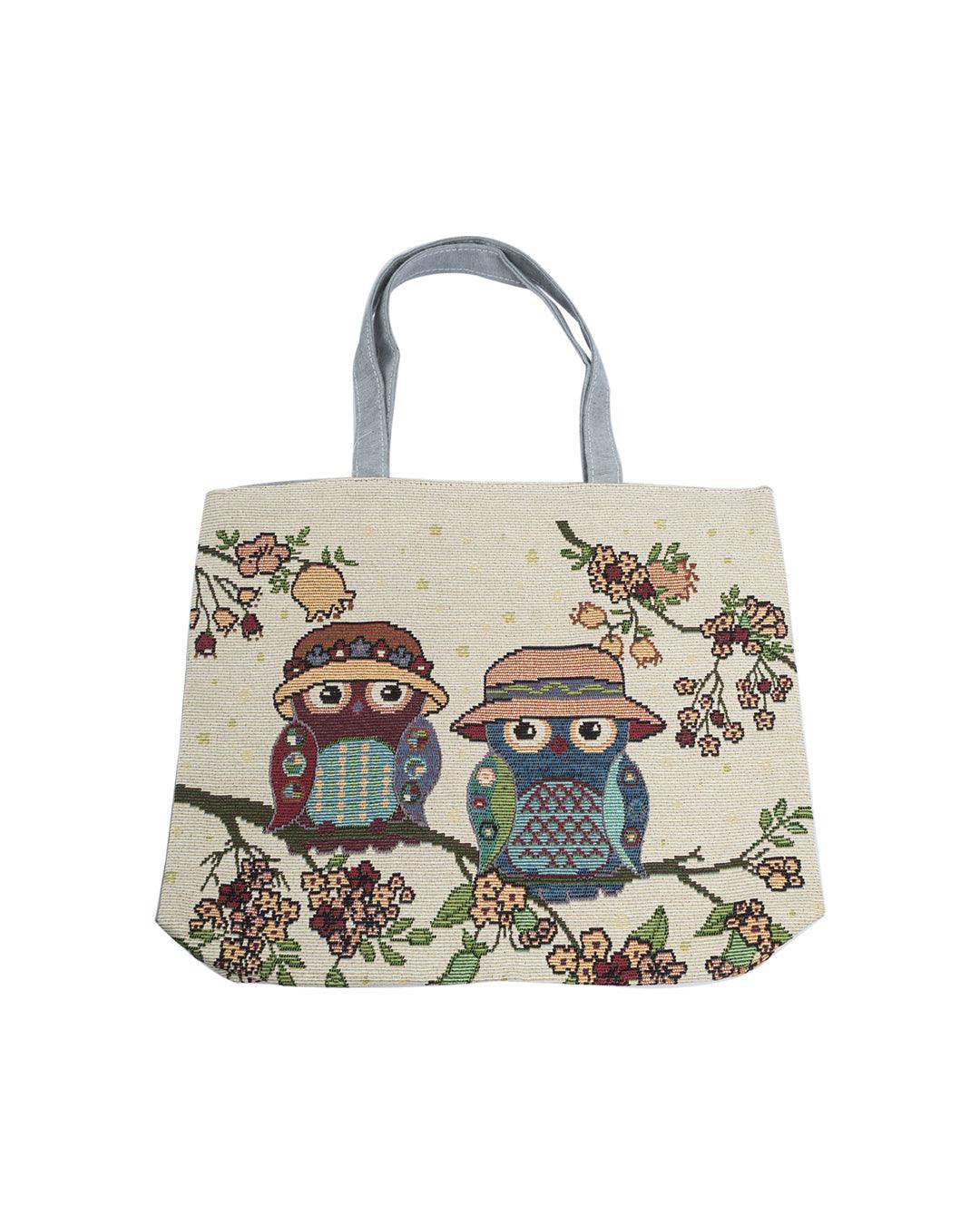 Donati Tote Bag, Elephant Print, Multicolour, Cotton - DONATI – MARKET 99