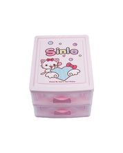 Double Layer Drawer Organizer, Pink, Plastic - MARKET 99