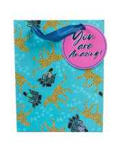 Gift Bag, Cheetah, Paper Bag, Small, Multicolor, Paper, Set of 3 - MARKET 99