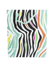 Gift Bag, Zebra Print, Paper Bag, Medium, Multicolor, Paper, Set of 3 - MARKET 99