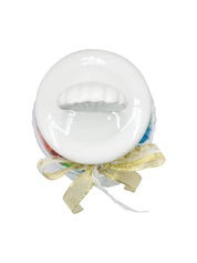 Glass Decorative Jar With Lid - 950 Ml - MARKET 99