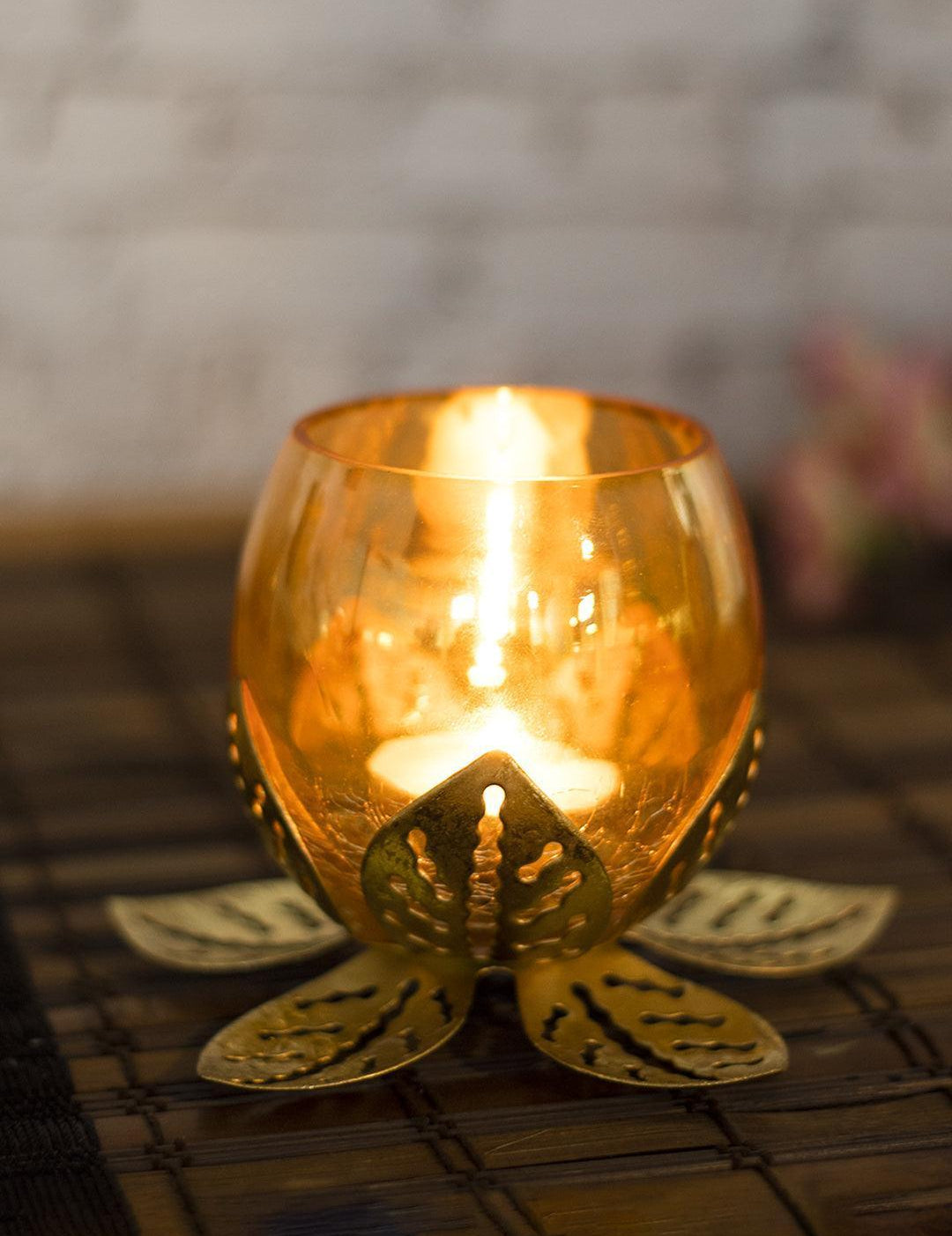 Diwali Decoration Item LOTUS T -LITE HOLDER