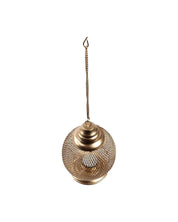 Hanging T-Light Holder, Diwali Décor, Gold, Iron - MARKET 99